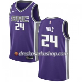 Muški NBA Dres Sacramento Kings Buddy Hield 24 Nike 2017-18 Ljubičasta Swingman